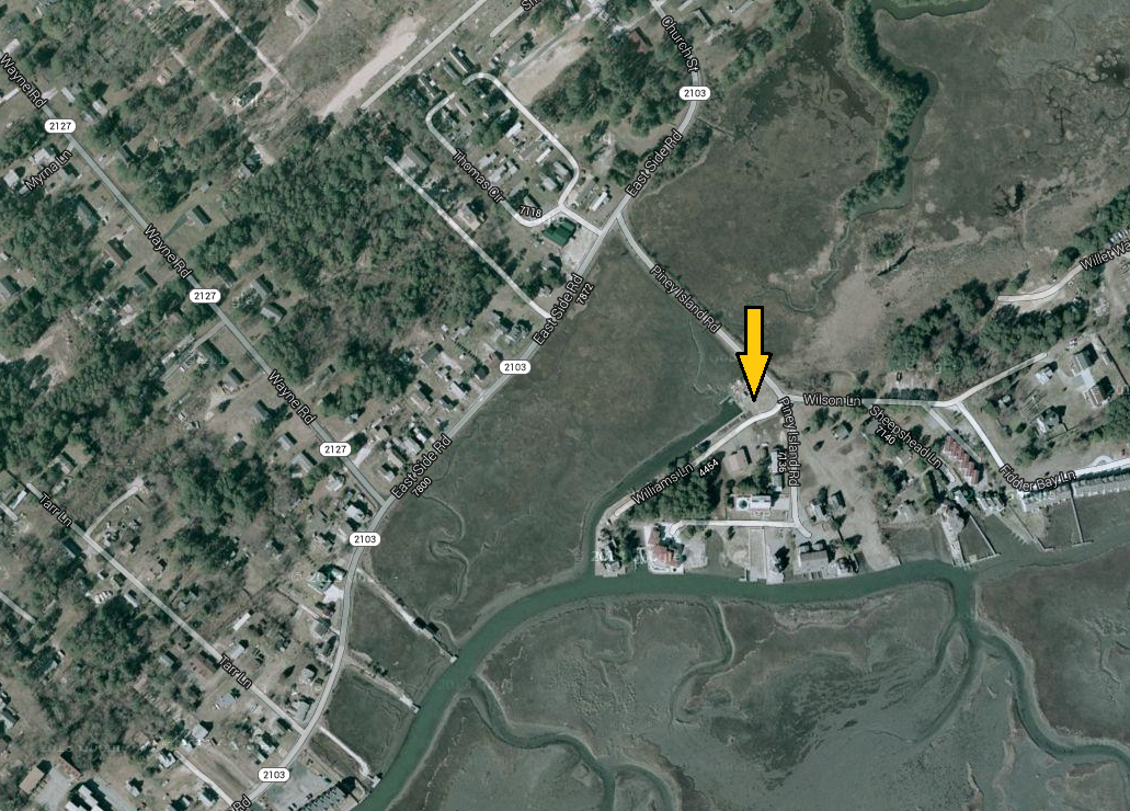 Map to the dock